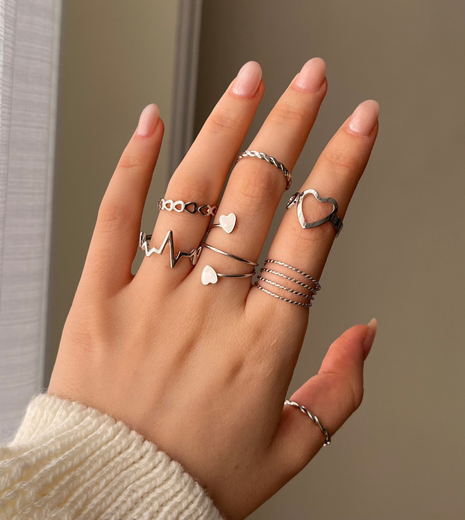 هر پک دارای 7 انگشتر میباشد