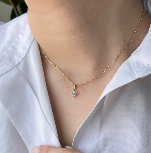 گردنبند قلب کوچک ژوپینگ